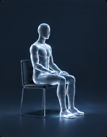 Seated figure